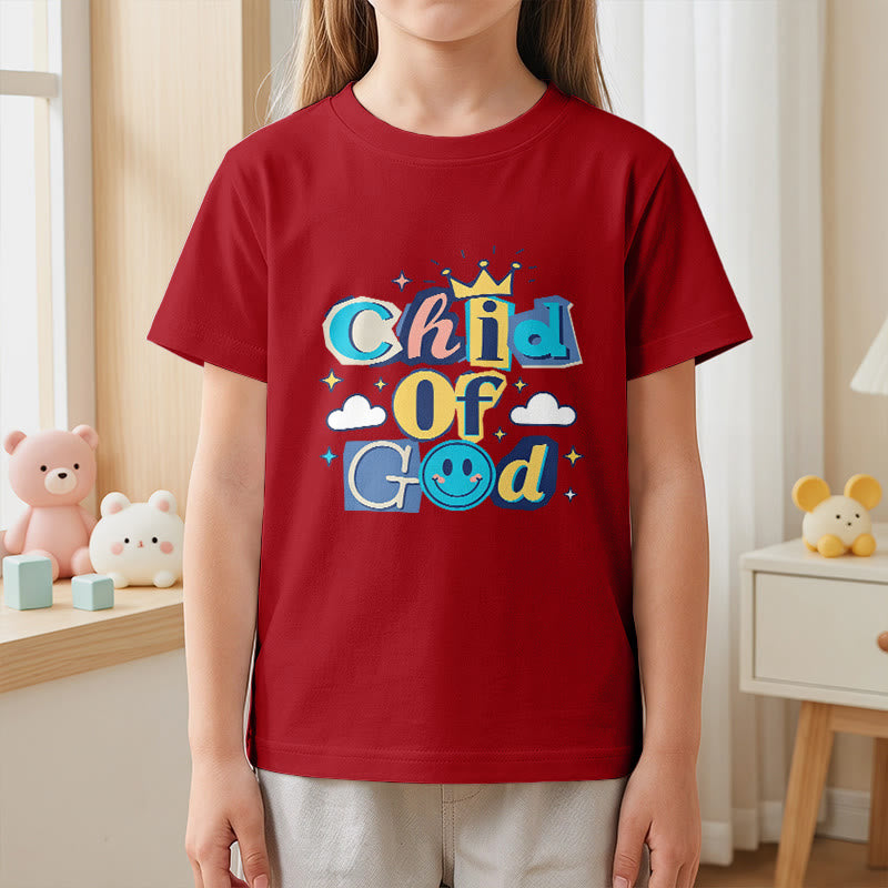 Christianartworkshop Camiseta infantil "Hijo de Dios" con corona y estrella caprichosas - image 11