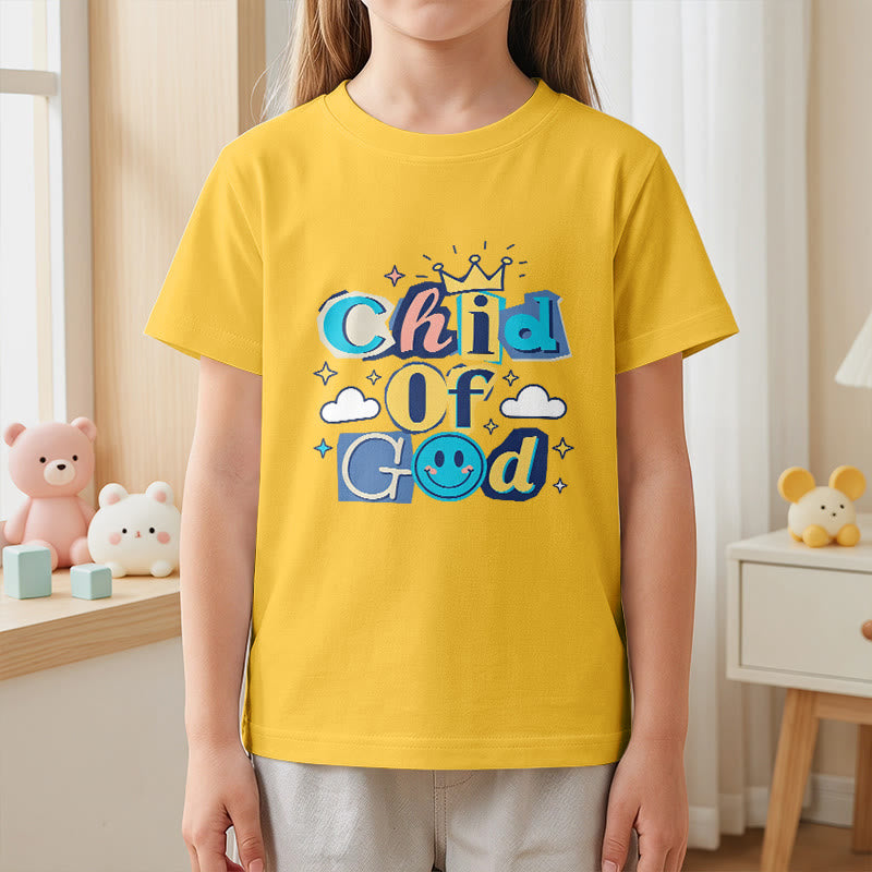 Christianartworkshop Camiseta infantil "Hijo de Dios" con corona y estrella caprichosas - image 29