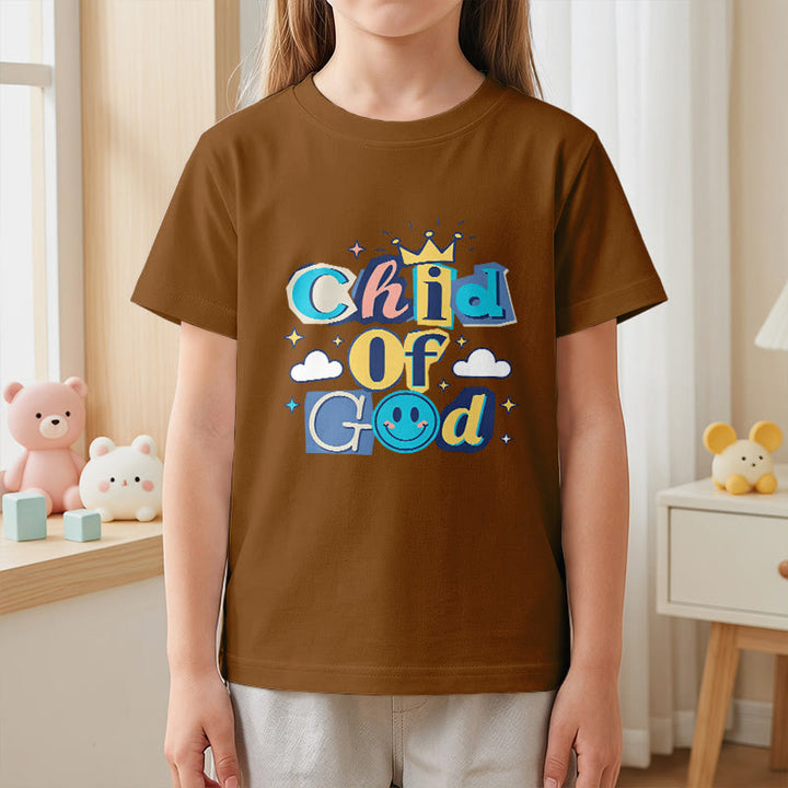 Christianartworkshop Camiseta infantil "Hijo de Dios" con corona y estrella caprichosas - image 23