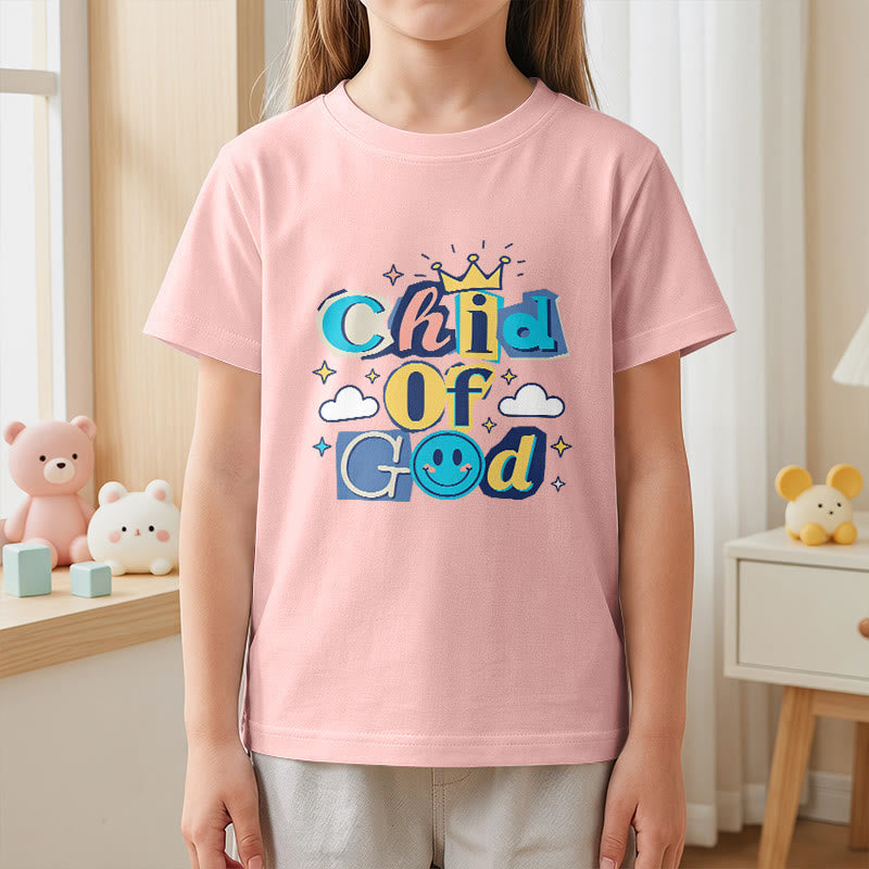Christianartworkshop Camiseta infantil "Hijo de Dios" con corona y estrella caprichosas - image 14