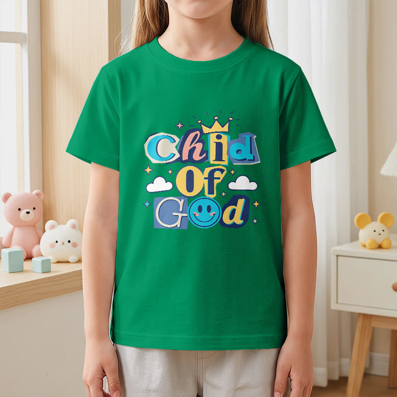 Christianartworkshop Camiseta infantil "Hijo de Dios" con corona y estrella caprichosas - image 17