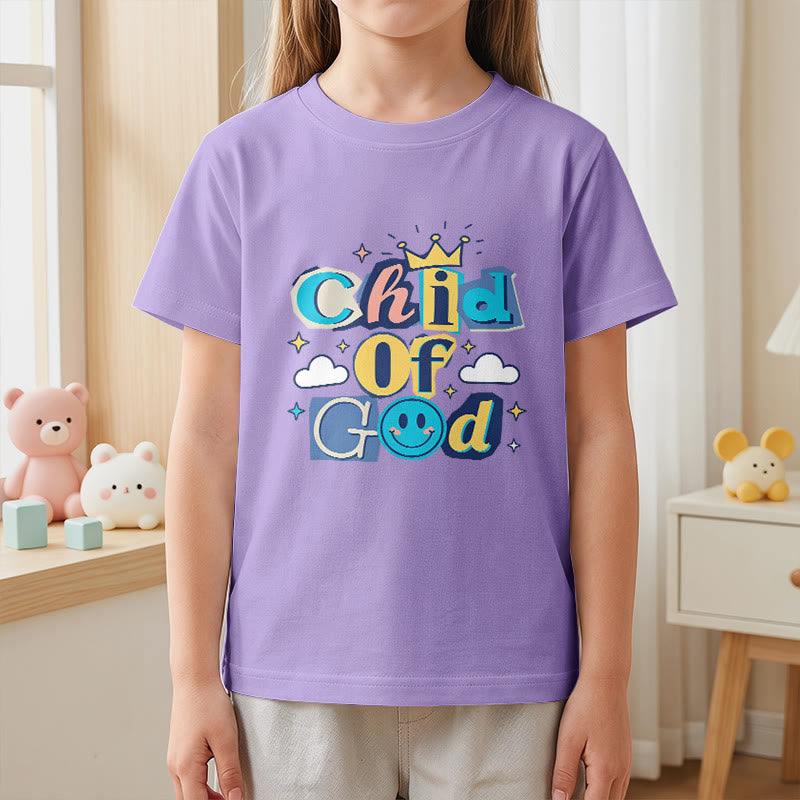 Christianartworkshop Camiseta infantil "Hijo de Dios" con corona y estrella caprichosas - image 8