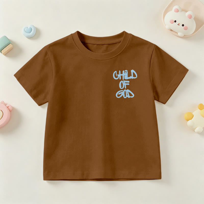 Christianartworkshop Camiseta infantil con versículo bíblico devocional: Hijo de Dios, Salmo 23 - image 33