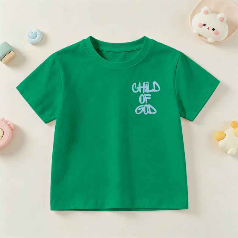 Christianartworkshop Camiseta infantil con versículo bíblico devocional: Hijo de Dios, Salmo 23 - image 28