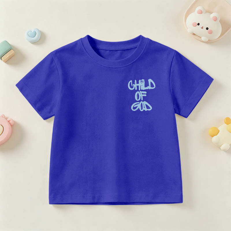 Christianartworkshop Camiseta infantil con versículo bíblico devocional: Hijo de Dios, Salmo 23 - image 8