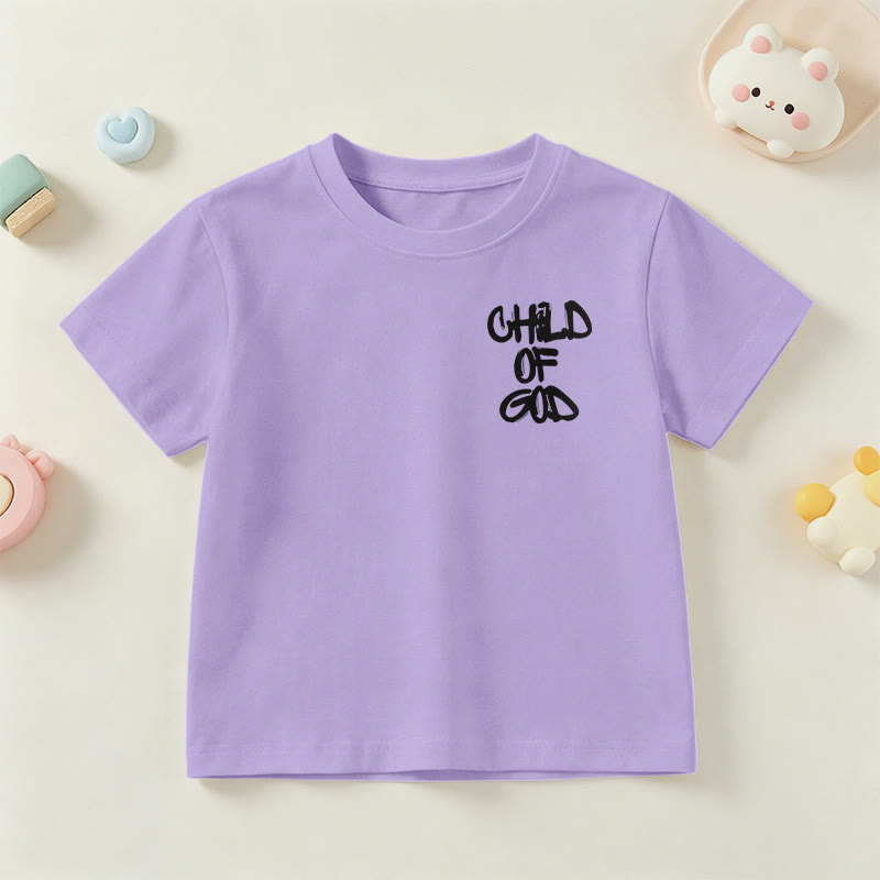 Christianartworkshop Camiseta infantil con versículo bíblico devocional: Hijo de Dios, Salmo 23 - image 13