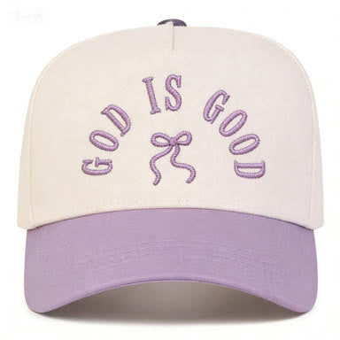 Christianartworkshop Gorra de béisbol unisex con visera curva y lazo bordado con la inscripción "God Is Good" - image 13