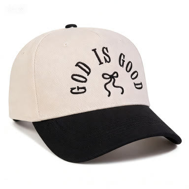 Christianartworkshop Gorra de béisbol unisex con visera curva y lazo bordado con la inscripción "God Is Good" - image 5