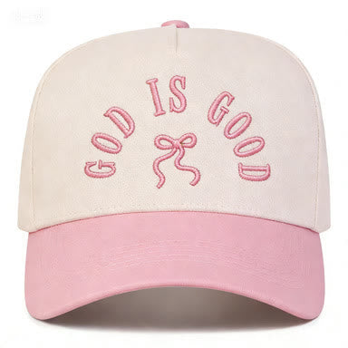 Christianartworkshop Gorra de béisbol unisex con visera curva y lazo bordado con la inscripción "God Is Good" - image 3