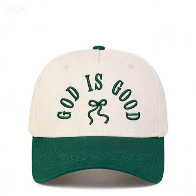 Christianartworkshop Gorra de béisbol unisex con visera curva y lazo bordado con la inscripción "God Is Good" - image 11