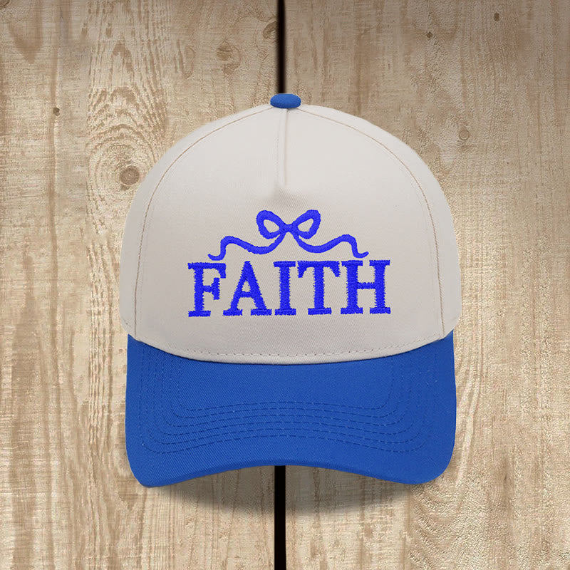 Christianartworkshop Gorra de béisbol ajustable con visera de camuflaje y bordado de lazo FAITH - image 12
