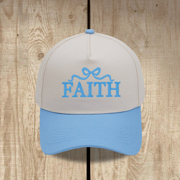 Christianartworkshop Gorra de béisbol ajustable con visera de camuflaje y bordado de lazo FAITH - image 10