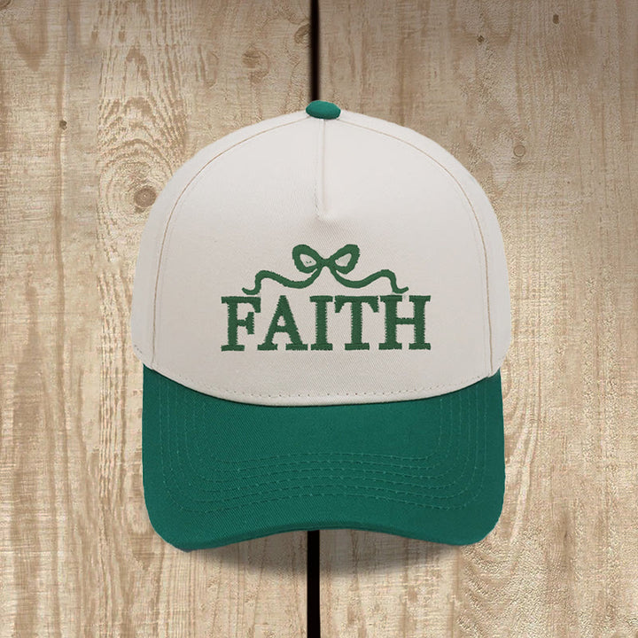 Christianartworkshop Gorra de béisbol ajustable con visera de camuflaje y bordado de lazo FAITH - image 16
