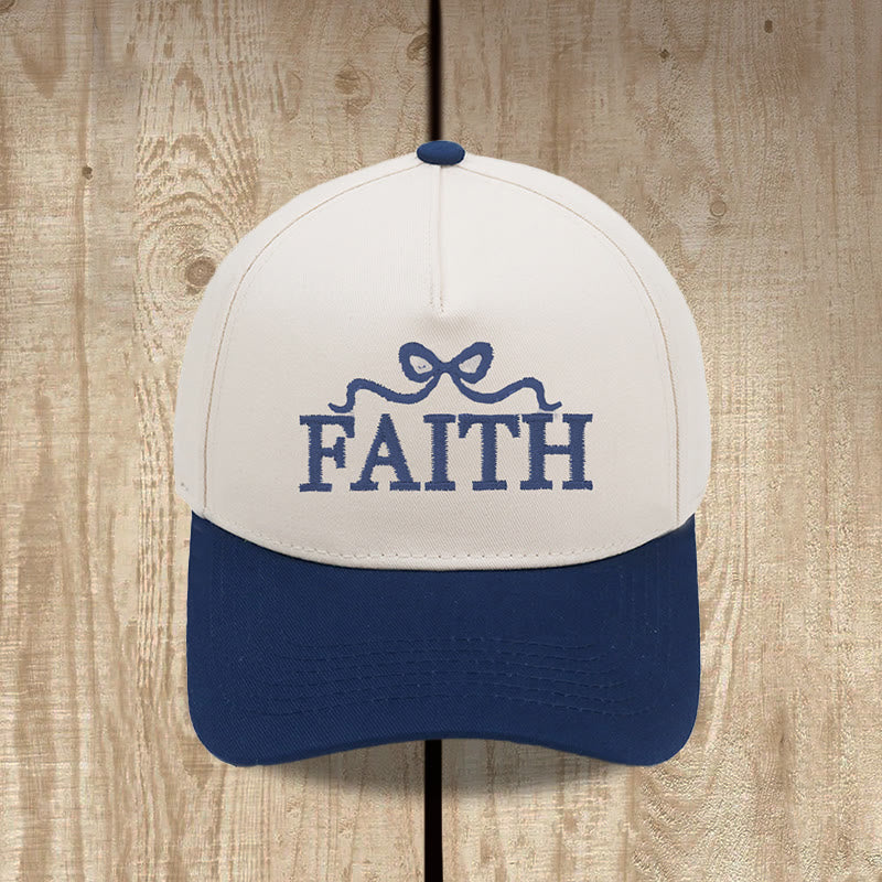 Christianartworkshop Gorra de béisbol ajustable con visera de camuflaje y bordado de lazo FAITH - image 14