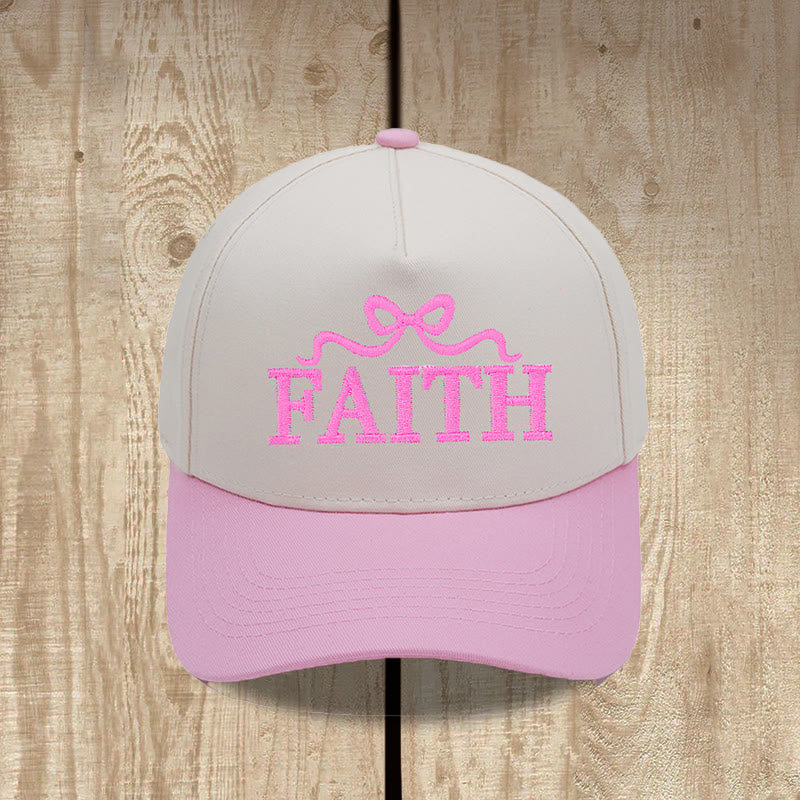 Christianartworkshop Gorra de béisbol ajustable con visera de camuflaje y bordado de lazo FAITH - image 8