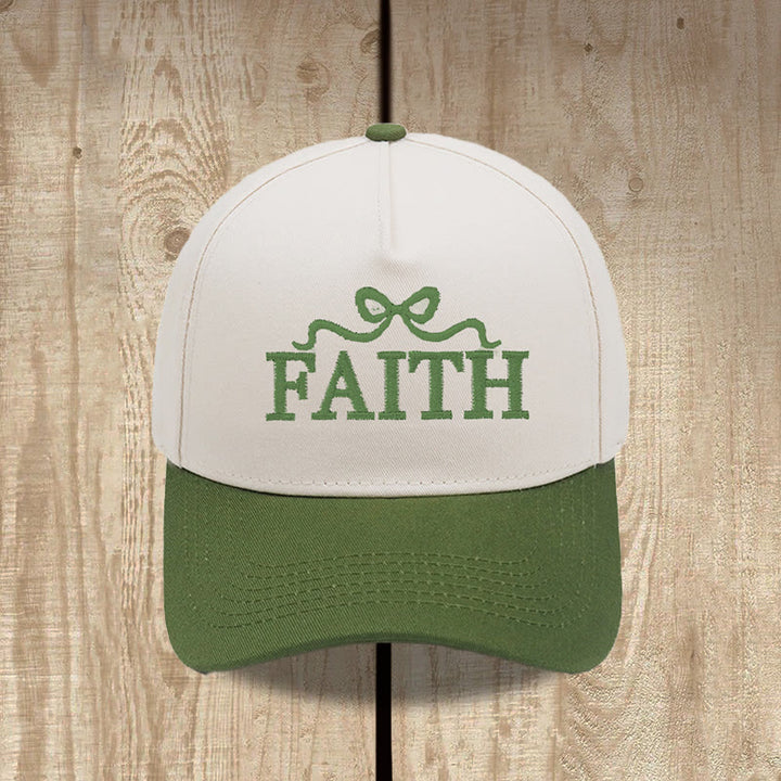 Christianartworkshop Gorra de béisbol ajustable con visera de camuflaje y bordado de lazo FAITH - image 18