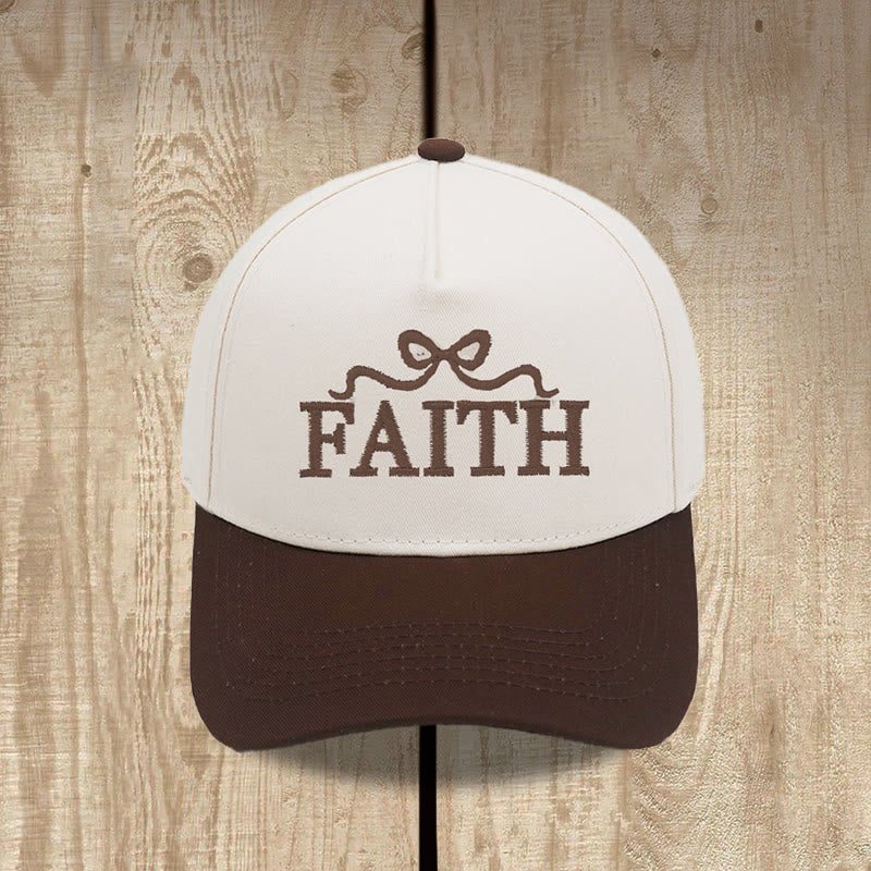 Christianartworkshop Gorra de béisbol ajustable con visera de camuflaje y bordado de lazo FAITH - image 20
