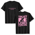 Christianartworkshop Camiseta "Confía en el Señor para siempre" - Negro - 2XL - image 0