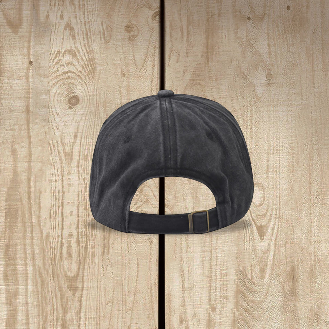 Christianartworkshop Gorra de béisbol lavada con bordado de símbolo de flecha mínima "Mayor que la adversidad" - image 6