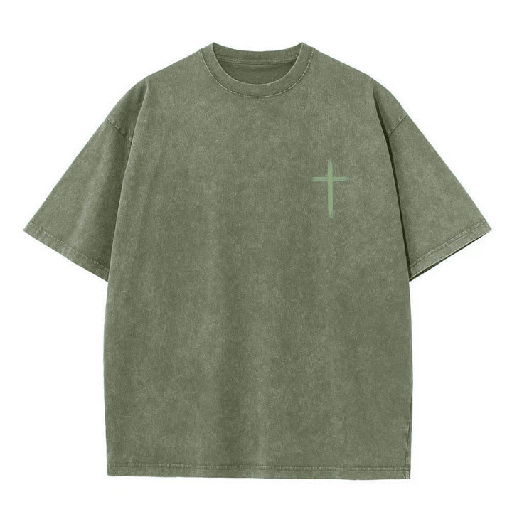 Christianartworkshop Camiseta de doble cara con estampado floral y cruz: "Que todo lo que hagas se haga con amor". - image 17