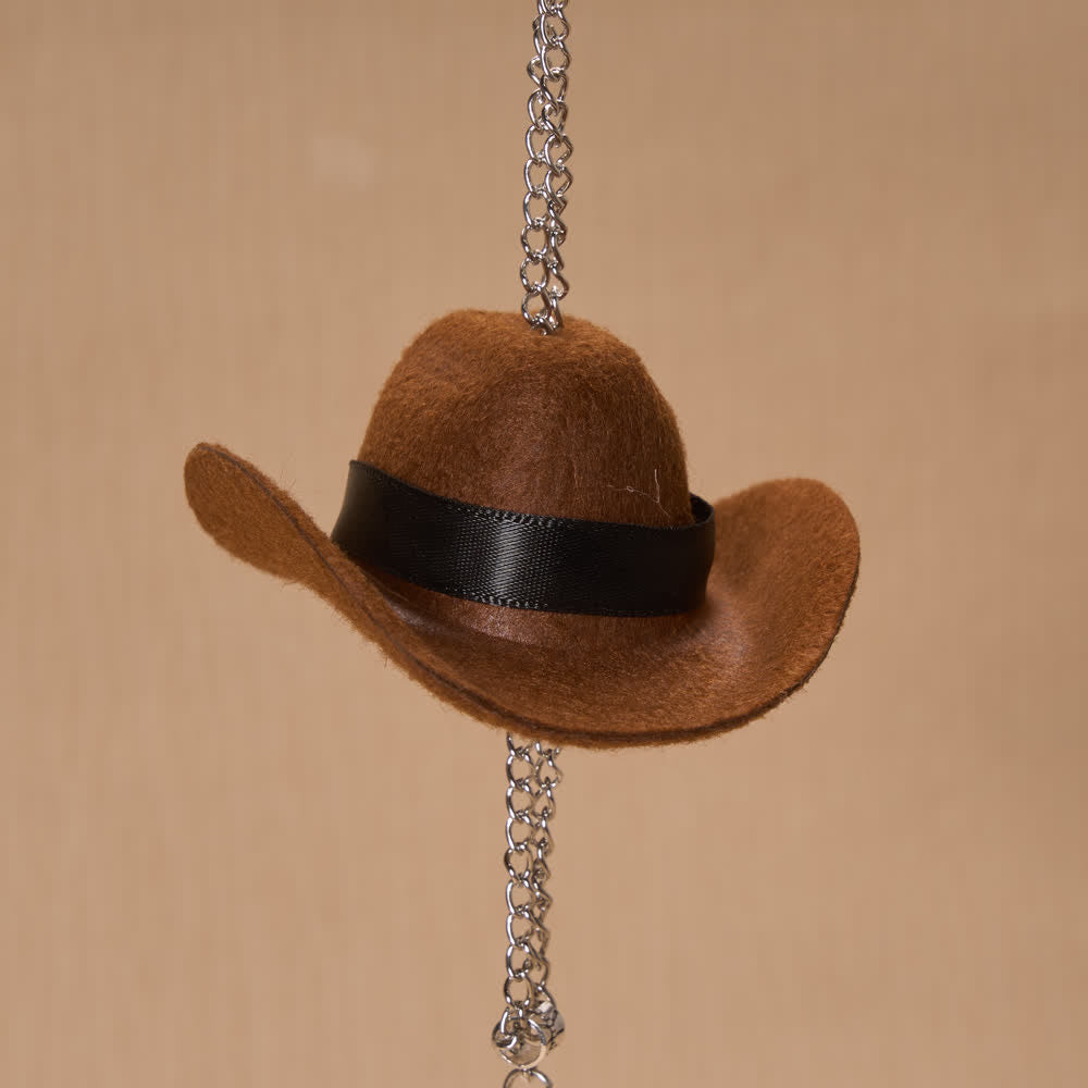 Christianartworkshop Colgante de madera con cruz y brújula en forma de sombrero de vaquero para coche: símbolo atemporal de guía celestial constante. - image 8