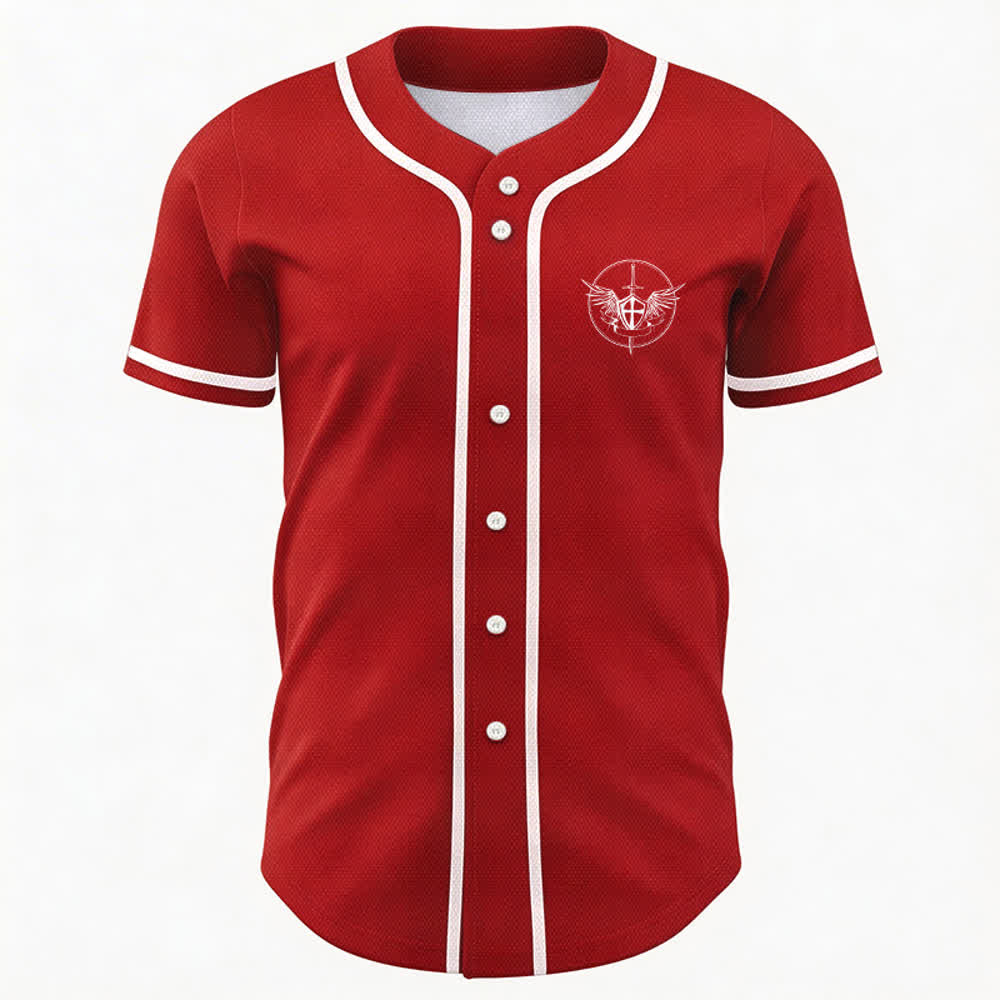 Christianartworkshop Camiseta de béisbol unisex "San Miguel Arcángel Defiéndenos" - image 16