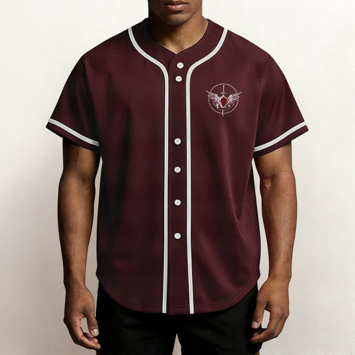 Christianartworkshop Camiseta de béisbol unisex "San Miguel Arcángel Defiéndenos" - image 25