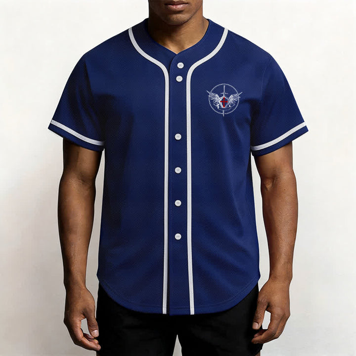 Christianartworkshop Camiseta de béisbol unisex "San Miguel Arcángel Defiéndenos" - image 39