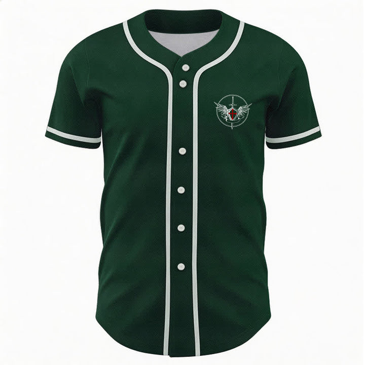 Christianartworkshop Camiseta de béisbol unisex "San Miguel Arcángel Defiéndenos" - image 44