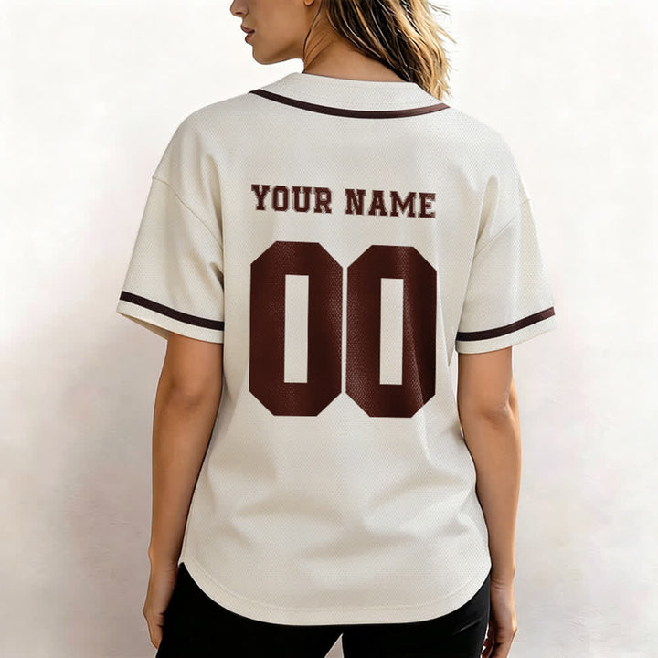 Christianartworkshop Camiseta de béisbol unisex personalizada con nombre y número "Hijo de Dios" - image 7