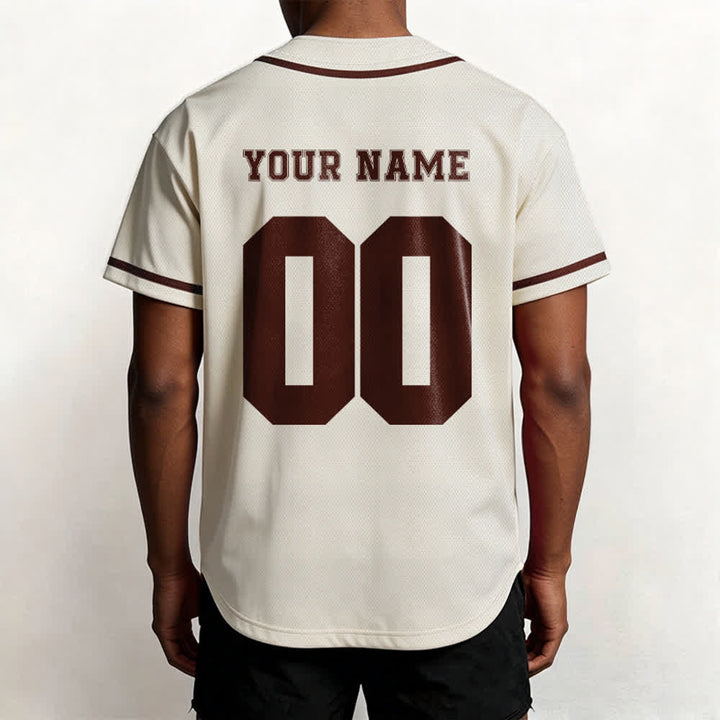 Christianartworkshop Camiseta de béisbol unisex personalizada con nombre y número "Hijo de Dios" - image 5