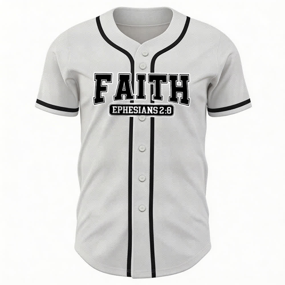 Christianartworkshop Camiseta de béisbol Faith con nombre y número personalizados - image 18
