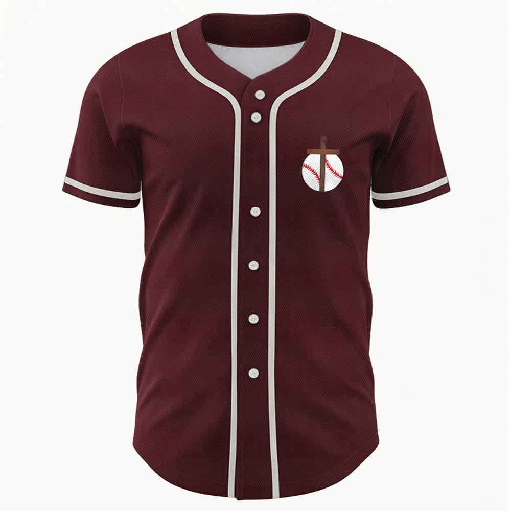 Camiseta de béisbol con el lema de la fe de Filipenses 4:13 de Christianartworkshop : Camiseta deportiva con cruz, fuerza y ​​devoción. - image 37