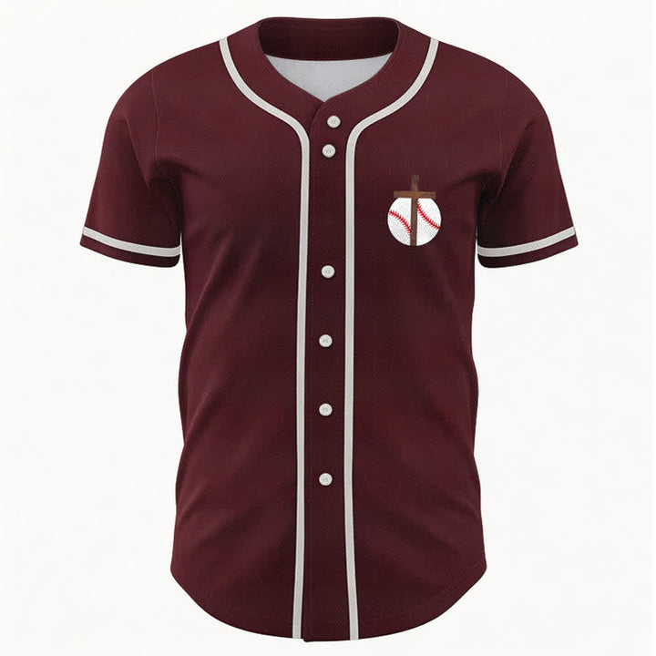 Camiseta de béisbol con el lema de la fe de Filipenses 4:13 de Christianartworkshop : Camiseta deportiva con cruz, fuerza y ​​devoción. - image 37