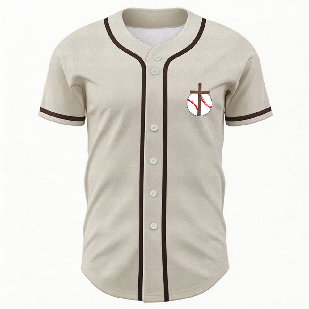 Camiseta de béisbol con el lema de la fe de Filipenses 4:13 de Christianartworkshop : Camiseta deportiva con cruz, fuerza y ​​devoción. - image 9