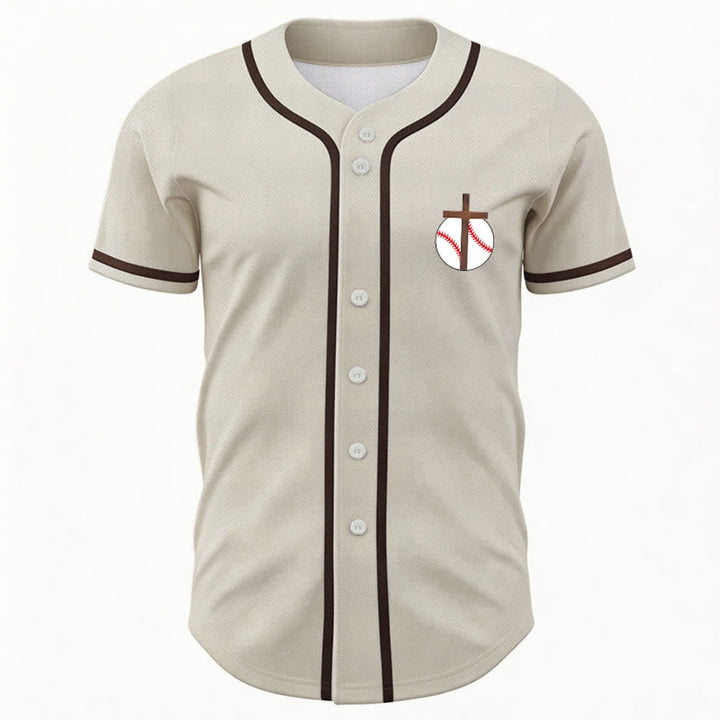 Camiseta de béisbol con el lema de la fe de Filipenses 4:13 de Christianartworkshop : Camiseta deportiva con cruz, fuerza y ​​devoción. - image 9