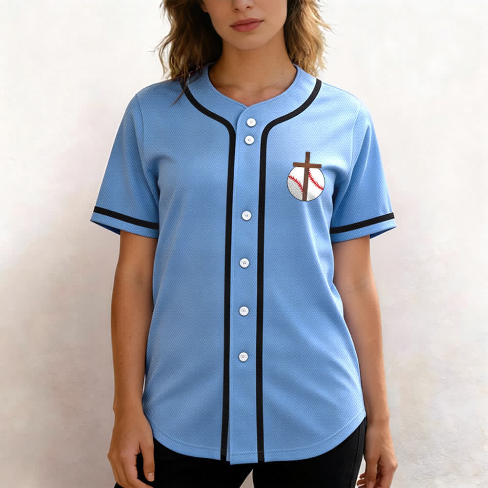 Camiseta de béisbol con el lema de la fe de Filipenses 4:13 de Christianartworkshop : Camiseta deportiva con cruz, fuerza y ​​devoción. - image 46