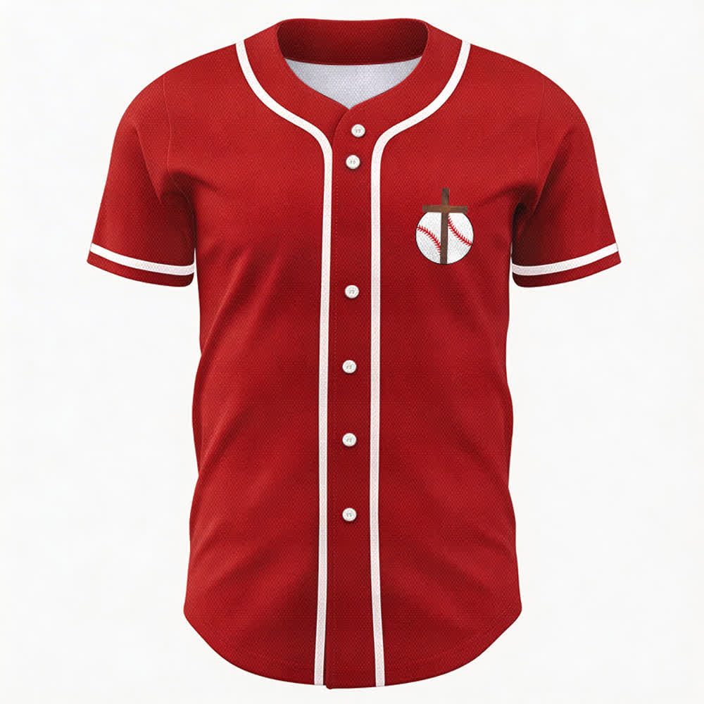 Camiseta de béisbol con el lema de la fe de Filipenses 4:13 de Christianartworkshop : Camiseta deportiva con cruz, fuerza y ​​devoción. - image 30