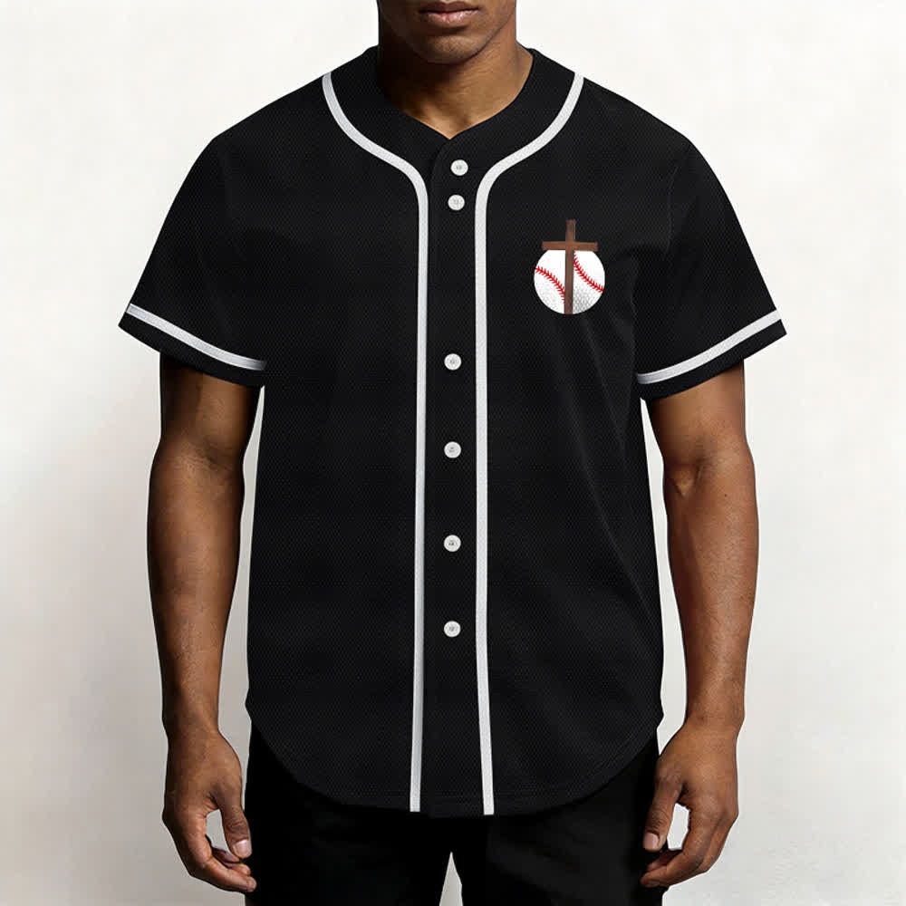 Camiseta de béisbol con el lema de la fe de Filipenses 4:13 de Christianartworkshop : Camiseta deportiva con cruz, fuerza y ​​devoción. - image 25
