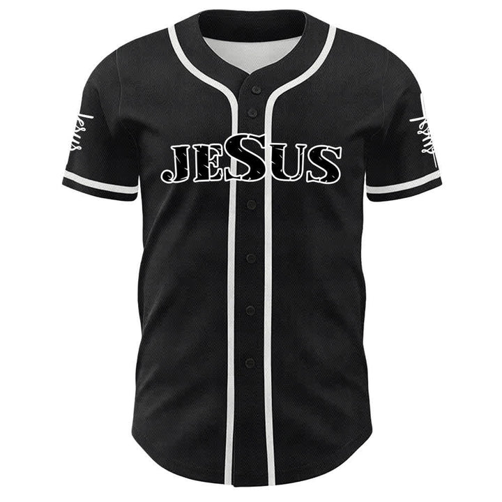 Camiseta de béisbol unisex de Christianartworkshop con la fe: Jesús es mi todo. - image 7