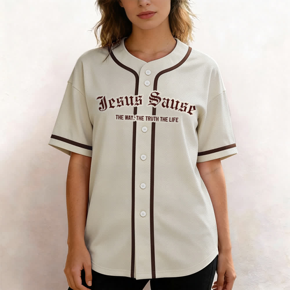 Christianartworkshop El Camino La Verdad La Vida Fe Camiseta de Béisbol - image 3
