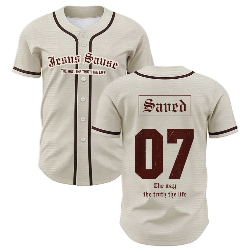 Christianartworkshop El Camino La Verdad La Vida Fe Camiseta de Béisbol - 5XL - image 0