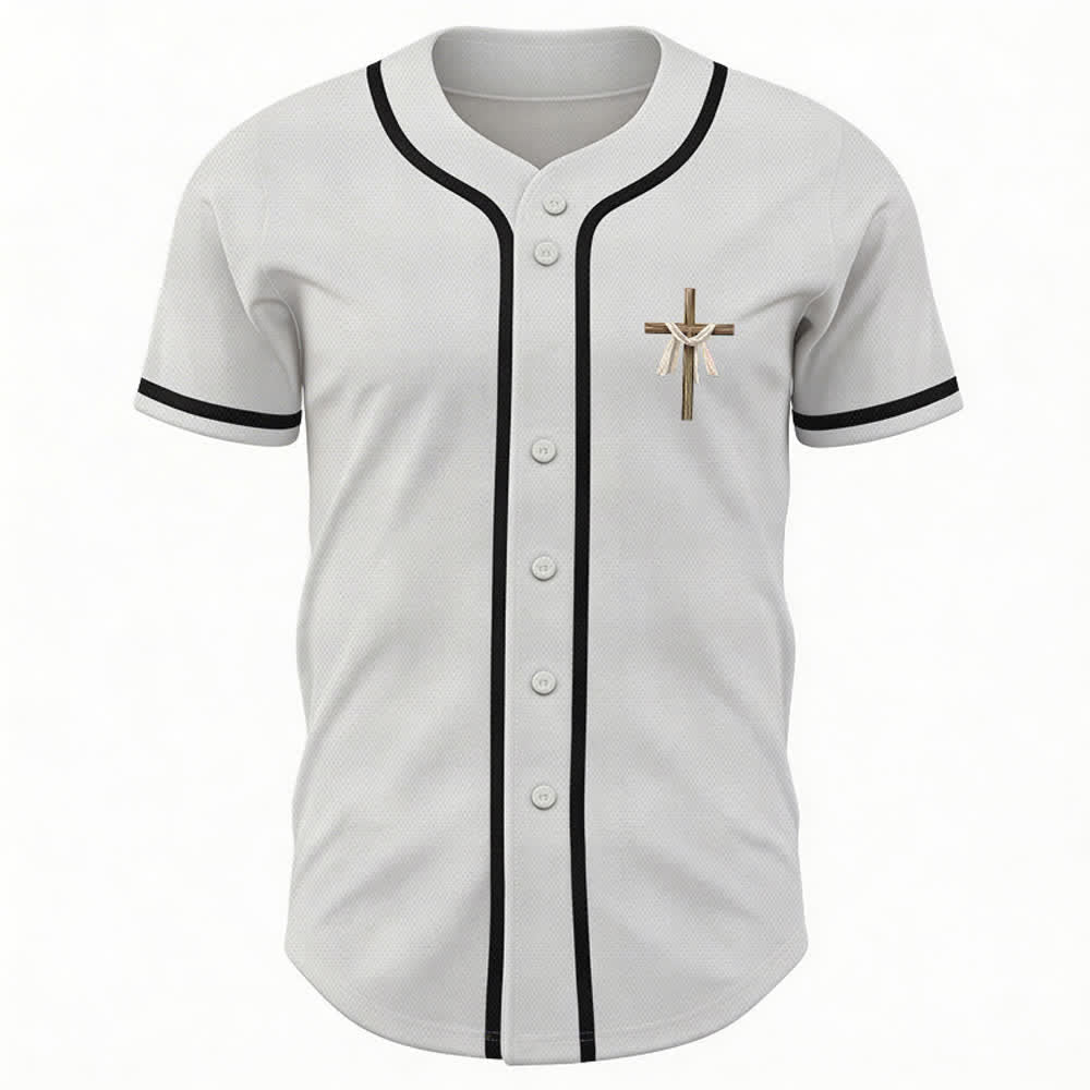 Camiseta de béisbol unisex con la frase "Él no está aquí, él ha resucitado" de Christianartworkshop. - image 9