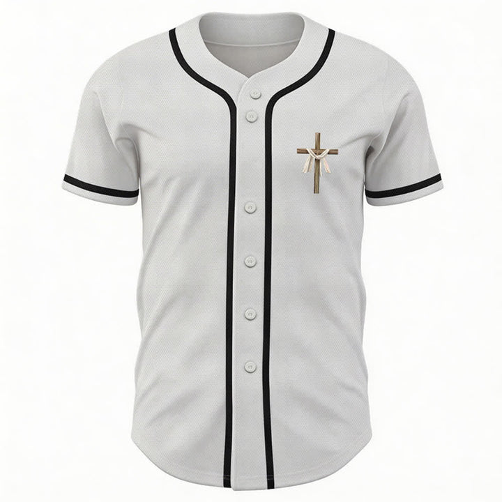 Camiseta de béisbol unisex con la frase "Él no está aquí, él ha resucitado" de Christianartworkshop. - image 9