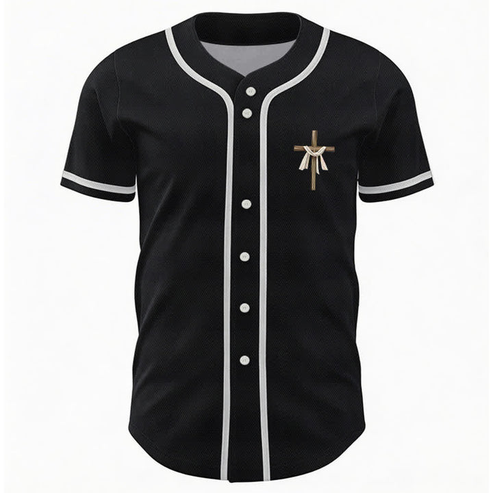 Camiseta de béisbol unisex con la frase "Él no está aquí, él ha resucitado" de Christianartworkshop. - image 16