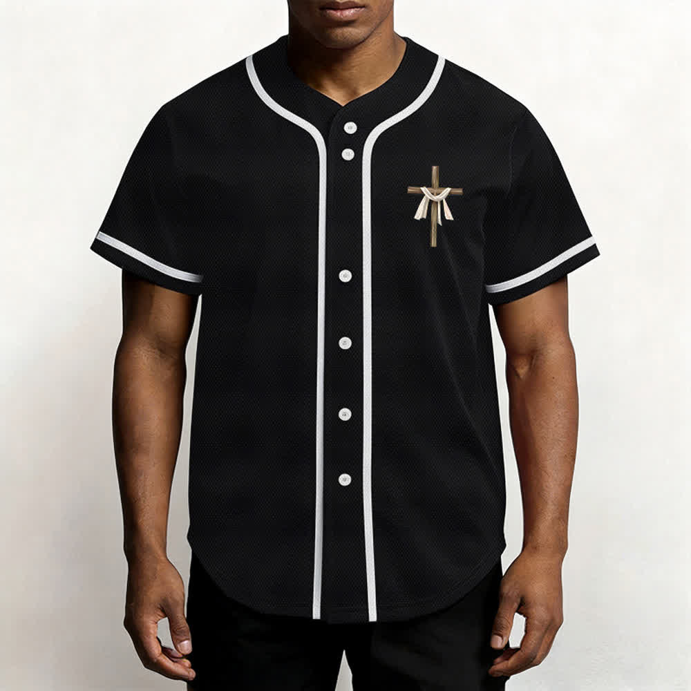 Camiseta de béisbol unisex con la frase "Él no está aquí, él ha resucitado" de Christianartworkshop. - image 18