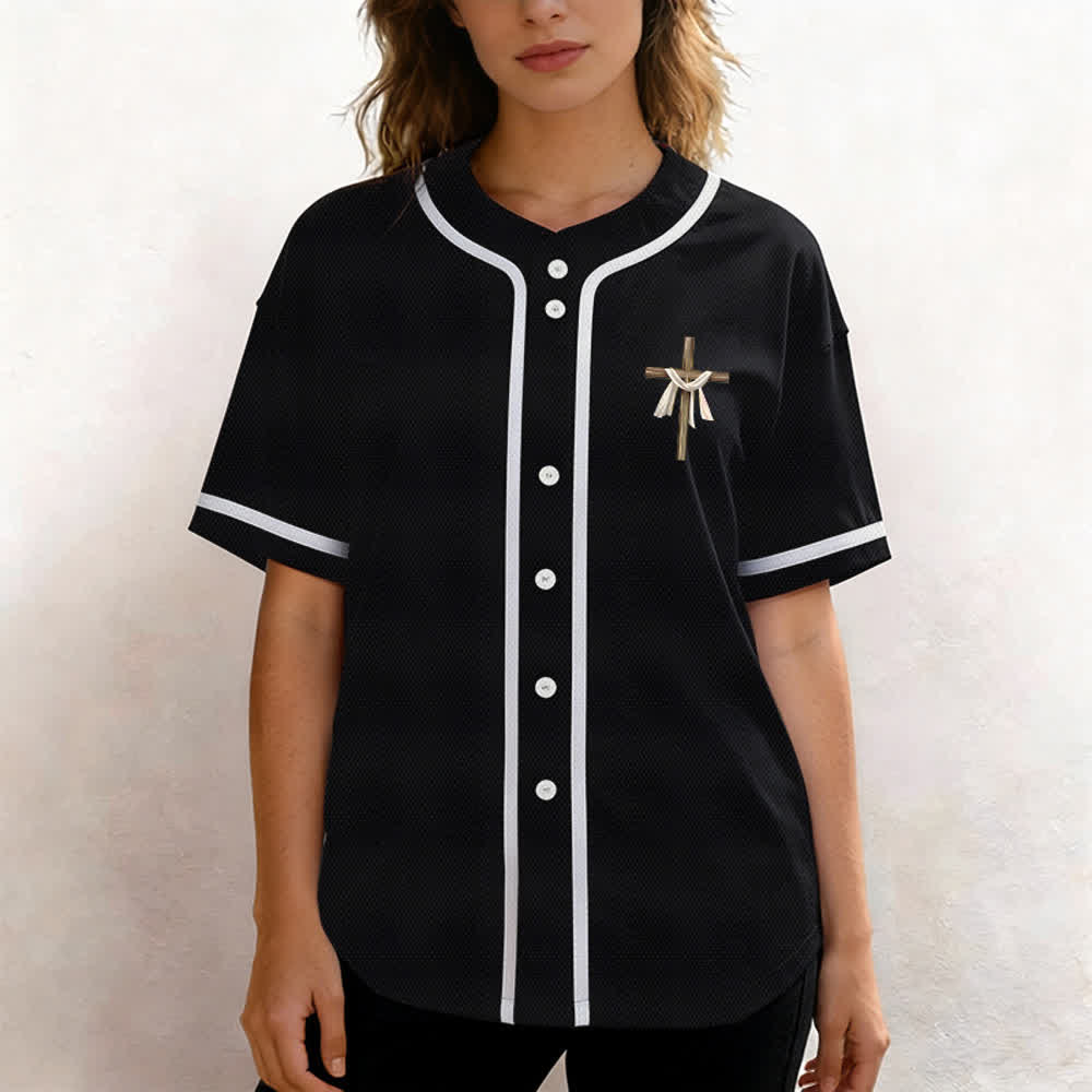 Camiseta de béisbol unisex con la frase "Él no está aquí, él ha resucitado" de Christianartworkshop. - image 20