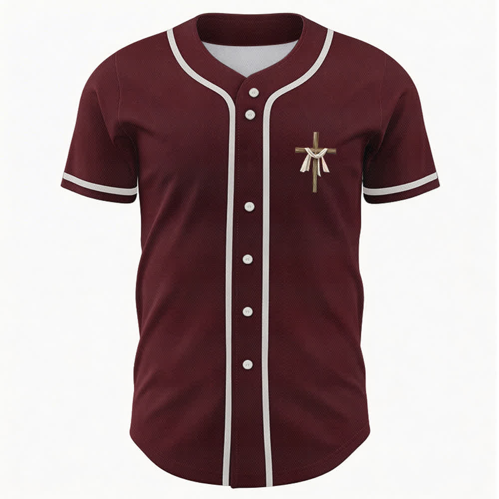 Camiseta de béisbol unisex con la frase "Él no está aquí, él ha resucitado" de Christianartworkshop. - image 30