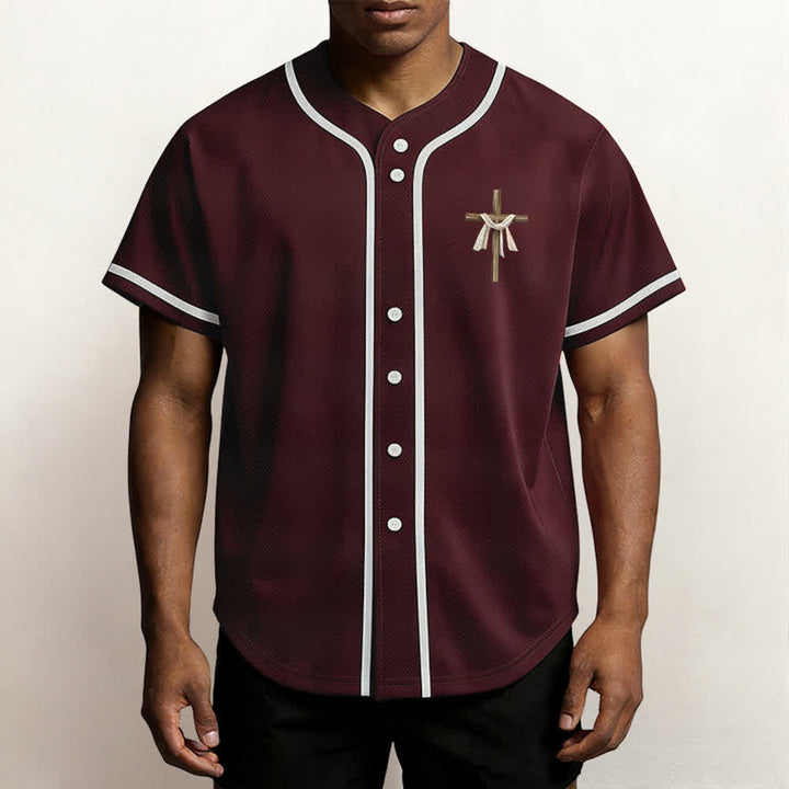 Camiseta de béisbol unisex con la frase "Él no está aquí, él ha resucitado" de Christianartworkshop. - image 32