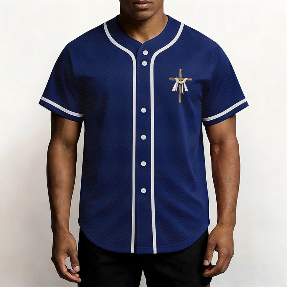 Camiseta de béisbol unisex con la frase "Él no está aquí, él ha resucitado" de Christianartworkshop. - image 53